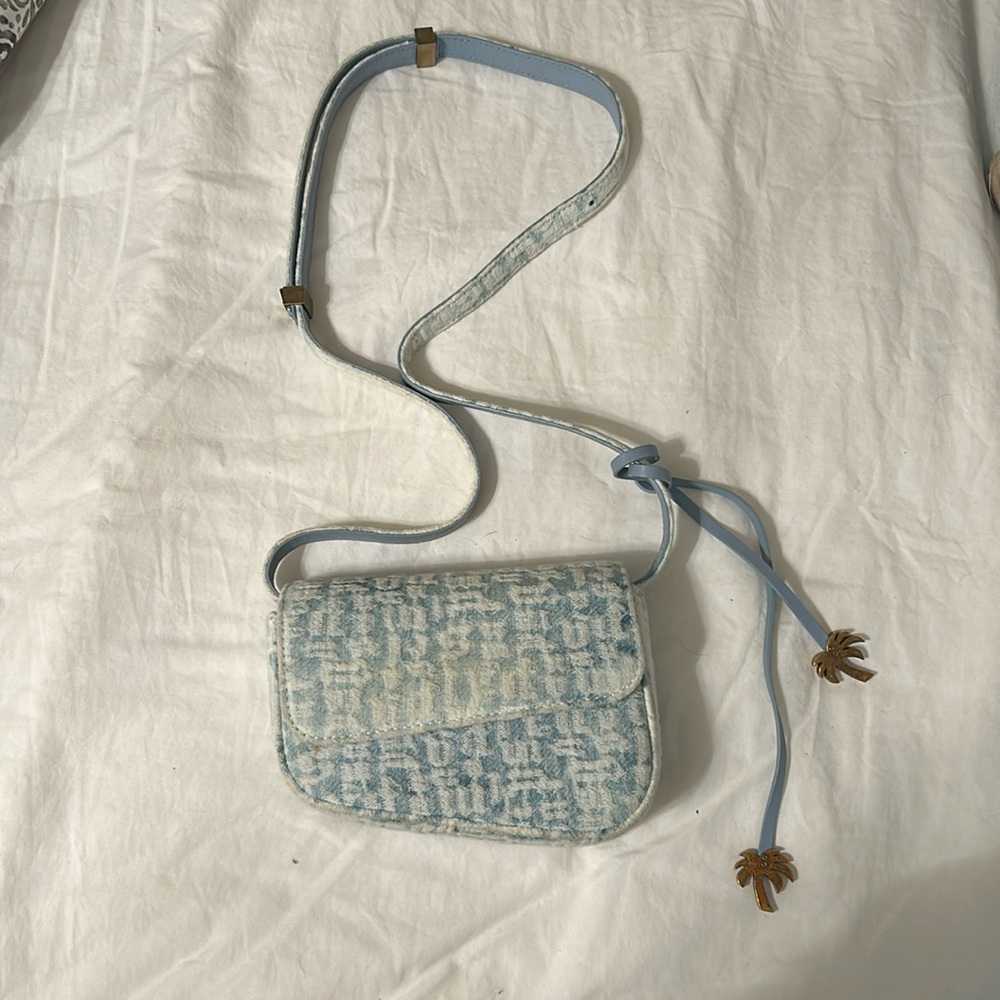 Palm Angeles denim mini purse